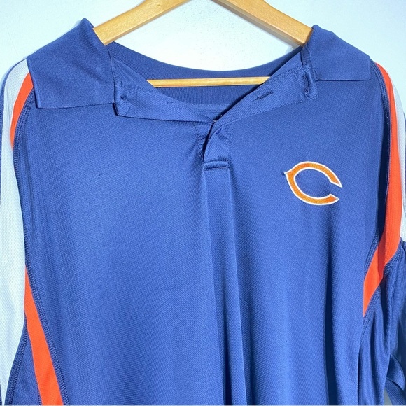 Chicago Bears Polo Shirt Mens 3XL Blue NFL Fanatics Short Sleeve Collar Logo - Picture 3 of 14